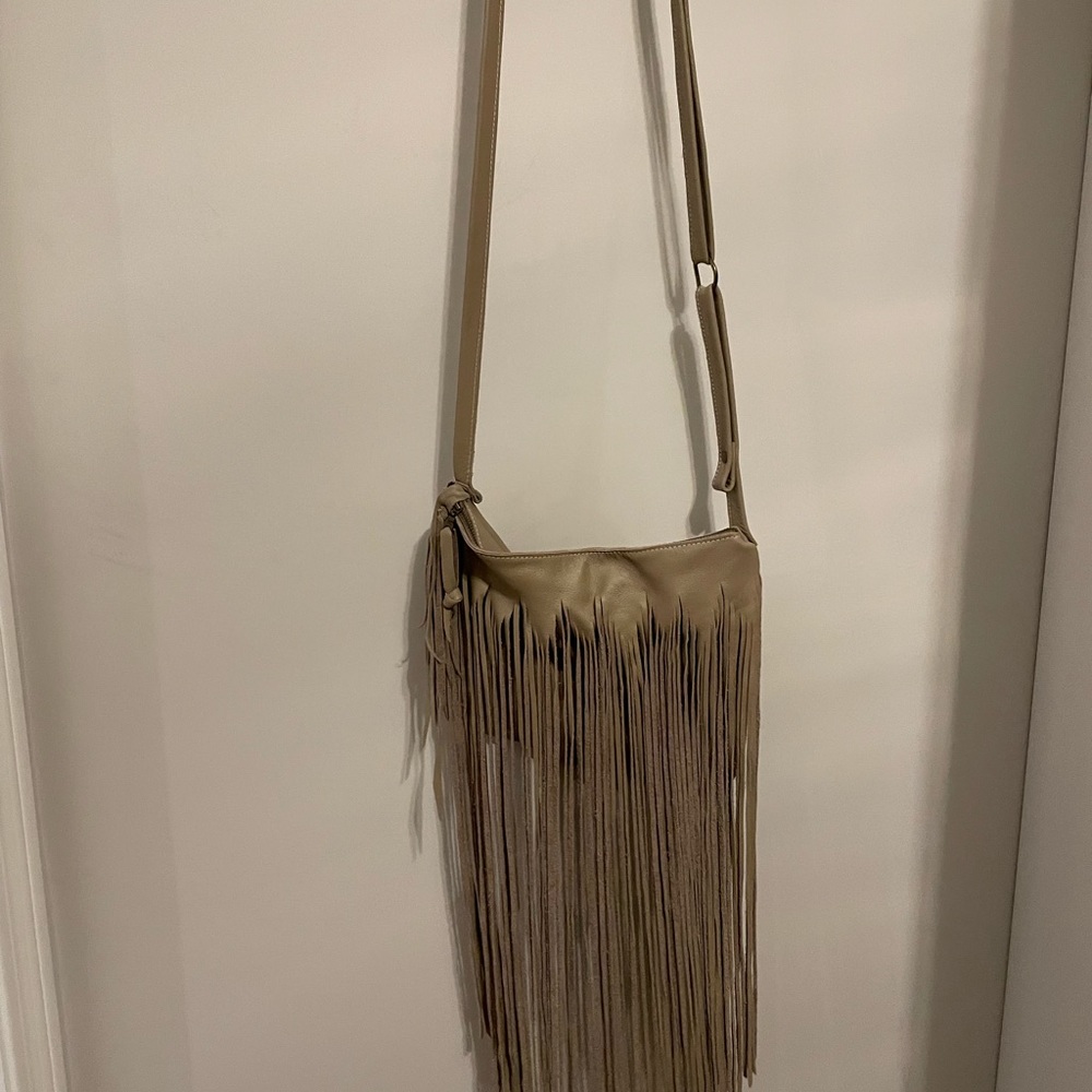 Custom Handmade Leather Fringe Crossbody